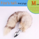 Fox's tail anal plug--M size