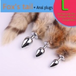 Fox's tail anal plug--L size